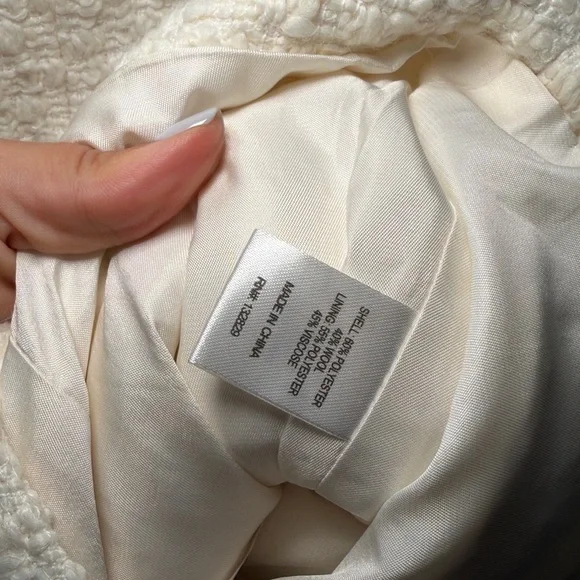 LOVERS AND FRIENDS Tweed Josephine Romper in White - Picture 7 of 9